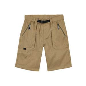 Wrangler boys Straight Fit Outdoor Hiking Shorts, Sandcastle Heather, X-Small US for $14