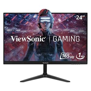 ViewSonic VX2418-P-MHD 24 Inch Frameless Full HD 1080p 165Hz 1ms Gaming Monitor with Adaptive-Sync for $170