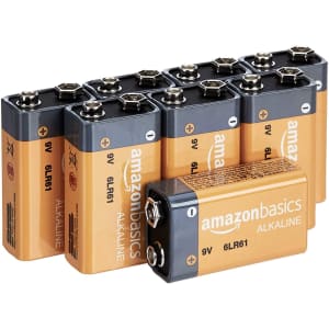 AmazonBasics 9V Alkaline Batteries 8-Pack for $8.49 via Sub & Save AmazonBasics 9V Alkaline Batteries 8-Pack for $8.49 via Sub & Save