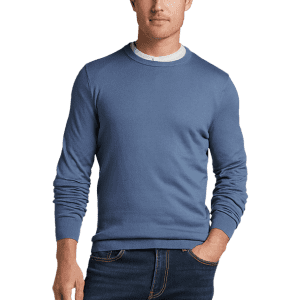 Joseph Abboud Men's Big & Tall Cotton Cashmere Sweater for $15 Joseph Abboud Men's Big & Tall Cotton Cashmere Sweater for $15