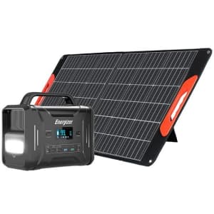 Hanpow Solar Panel & Energizer Portable Power Station for $495