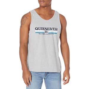 Quiksilver Men's Lined Up Mt1 Tee Shirt, Athletic Heather, S for $18