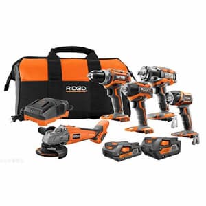 Ridgid 18V Brushless 5-Tool Combo Kit for $499 Ridgid 18V Brushless 5-Tool Combo Kit for $499