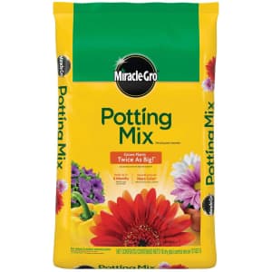 Miracle-Gro Potting Mix 16 qt for $7