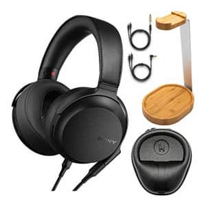 Sony MDR-Z7M2 Hi-Res Stereo Overhead Headphones with Knox Gear Hard Shell Headphone Case and Bamboo for $600