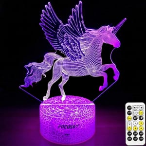 Focusky LED Color-Changing Unicorn Night Light for $22 Focusky LED Color-Changing Unicorn Night Light for $22