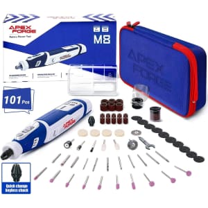 Apexforge 8V Cordless Rotary Tool & Accessories for $55 Apexforge 8V Cordless Rotary Tool & Accessories for $55