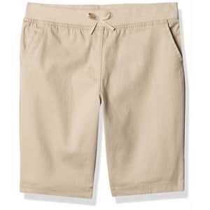 Nautica Girls' School Uniform Stretch Bermuda Short, Khaki Pull-On, 6 for $13 Nautica Girls' School Uniform Stretch Bermuda Short, Khaki Pull-On, 6 for $13
