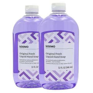 Solimo Original Fresh 32-oz. Liquid Hand Soap 2-Pack for $7 Solimo Original Fresh 32-oz. Liquid Hand Soap 2-Pack for $7