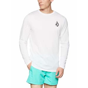 Volcom Men's Deadly Stones Long Sleeve UPF 30+ Rashguard, White, X-Small for $40 Volcom Men's Deadly Stones Long Sleeve UPF 30+ Rashguard, White, X-Small for $40