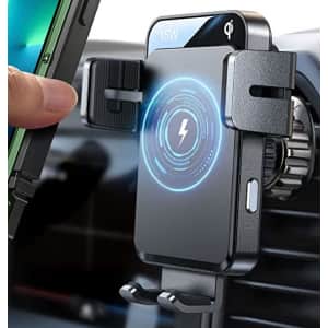 Joyroom Wireless Car Charger Phone Mount. Take $17 off with coupon code "VWE7AEY6".