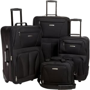 Rockland Journey 4-Piece Softside Luggage Set for $89