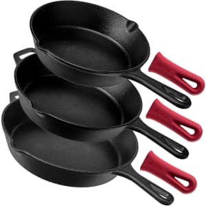 Cuisinel Cast Iron Skillet 3-Piece Set for $40 Cuisinel Cast Iron Skillet 3-Piece Set for $40