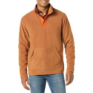 Amazon Essentials Men's Snap-Front Pullover Polar Fleece Jacket from $7 Amazon Essentials Men's Snap-Front Pullover Polar Fleece Jacket from $7