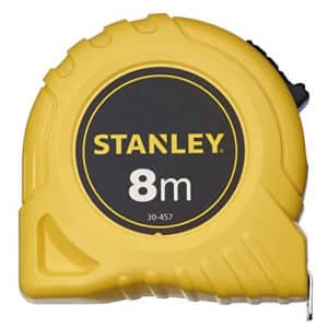 Stanley 0-30-457 Tape Measure, Yellow/Black, 8 m/25 mm for $22