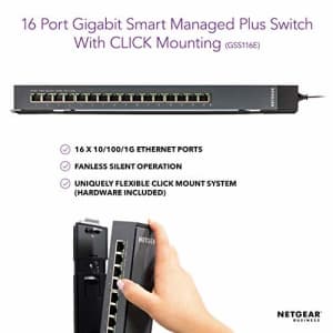 Netgear ProSAFE GSS116E 16-port web managed gigabit switch for $100 Netgear ProSAFE GSS116E 16-port web managed gigabit switch for $100