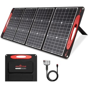 Rockpals 120W/18V Portable Solar Panel for $135 Rockpals 120W/18V Portable Solar Panel for $135