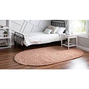 Unique Loom Davos Shag Collection Modern Luxuriously Soft & Cozy Shag Area Rug (3' 3 x 5' 3 Oval, for $53 Unique Loom Davos Shag Collection Modern Luxuriously Soft & Cozy Shag Area Rug (3' 3 x 5' 3 Oval, for $53