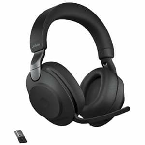 Jabra Evolve2 85 UC Wireless Headphones with Link380a, Stereo, Black Wireless Bluetooth Headset for for $399 Jabra Evolve2 85 UC Wireless Headphones with Link380a, Stereo, Black Wireless Bluetooth Headset for for $399