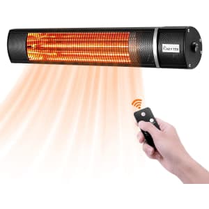 Key Tek Wall-Mounted Infrared Patio Heater for $75