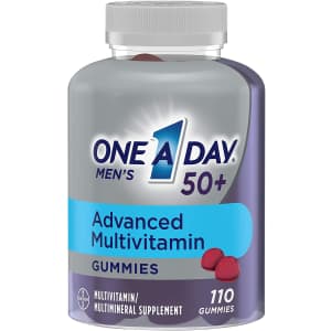 One A Day Men's 50+ Advanced Multivitamin Gummies 110-Pack for $5.45 via Sub. & Save