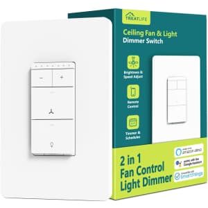 Treatlife Smart Fan Control and Light Dimmer Switch for $38 Treatlife Smart Fan Control and Light Dimmer Switch for $38