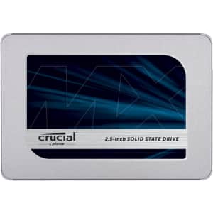 Crucial MX500 250GB 3D NAND SATA 2.5" Internal SSD for $40