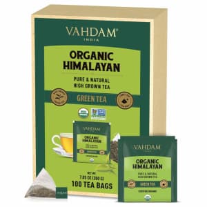 Vahdam 100-Count Tea Bags for $21 Vahdam 100-Count Tea Bags for $21
