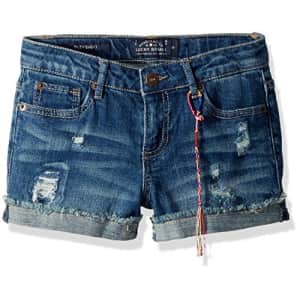 Lucky Brand Big Girls' 5-Pocket Cuffed Stretch Denim Short, Ronnie Ada wash, 8 for $28 Lucky Brand Big Girls' 5-Pocket Cuffed Stretch Denim Short, Ronnie Ada wash, 8 for $28