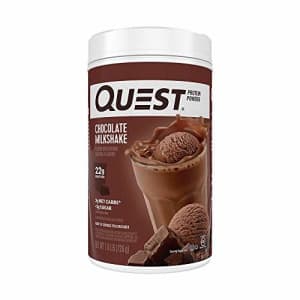 Quest Nutrition Nutrition Chocolate Milkshake Protein Powder, High Protein, Low Carb, Gluten Free, Soy Free, 1.6 for $27