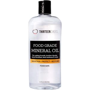 Thirteen Chefs Food Grade Mineral Oil for Cutting Boards for $11.34 via Sub & Save