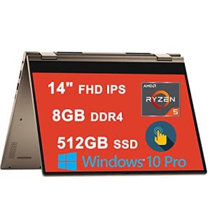 Dell Flagship Inspiron 14 7000 7405 2-in-1 Laptop 14" FHD IPS Touchscreen AMD Hexa-Core Ryzen 5 for $779