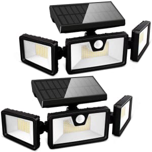 Otdair 188-LED Solar Motion Lights 2-Pack for $23 Otdair 188-LED Solar Motion Lights 2-Pack for $23