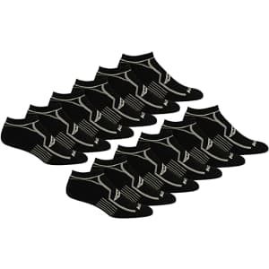 Saucony Men's Bolt Performance No-Show Socks 18-Pairs for $19 Saucony Men's Bolt Performance No-Show Socks 18-Pairs for $19