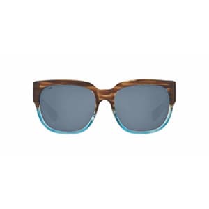 Costa Del Mar Women's Waterwoman 2 Sunglasses, Tortoise/Grey Polarized-580P, 58 mm for $108