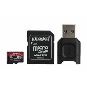 Kingston 256GB microSDXC Canvas Go Plus 285MB/s Read UHS-II, C10, U3, V90, A1 Memory-Card +Adapter for $183
