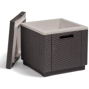 Keter 10.5-Gal. Ice Cube Beer and Wine Cooler Table for $67