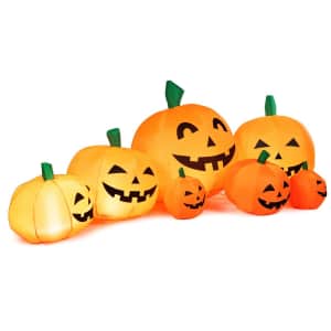 Costway 7.5' Inflatable Pumpkin Patch for $41