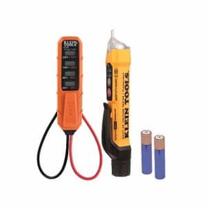 Klein Tools NCVT3PKIT Electrical Test Kit, Dual-Range Non-Contact Voltage Tester with Flashlight, for $34