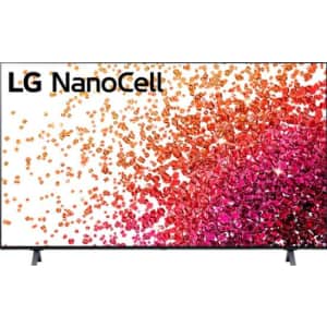 LG 49.5" NanoCell 75-Series 50NANO75UPA 4K UHD Smart TV for $497