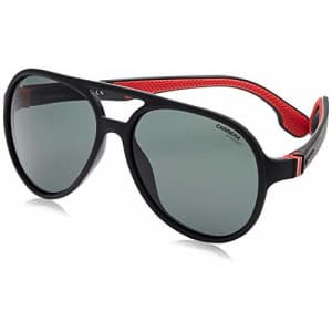 Carrera 5051/S Pilot Sunglasses, Black/Green, 58mm, 16mm for $91