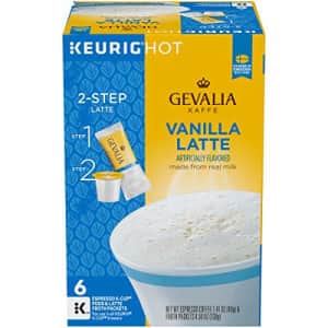 Gevalia Vanilla Latte Espresso K-Cup Coffee Pods (6 Pods) for $30