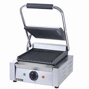 Adcraft SG-811 Grooved Electic Sandwich Grill, Stainless Steel, 1750-Watts, 120v, NSF for $440 Adcraft SG-811 Grooved Electic Sandwich Grill, Stainless Steel, 1750-Watts, 120v, NSF for $440