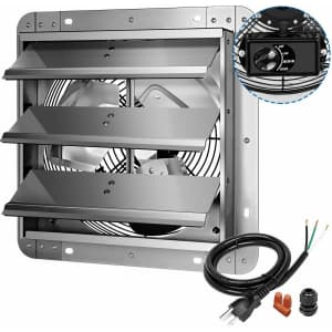 iPower 12" Aluminum 3-Speed Shutter Exhaust Fan for $62 iPower 12" Aluminum 3-Speed Shutter Exhaust Fan for $62