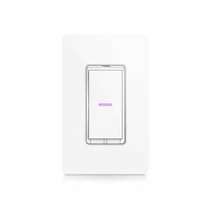 iDevices IDEV0008HW Wi-Fi Smart Wall Switch-Works with Alexa, Siri and The Google Assistant, White for $65