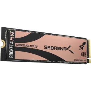 Sabrent 4TB Rocket 4 Plus NVMe 4.0 Gen4 PCIe M.2 Internal SSD for $700