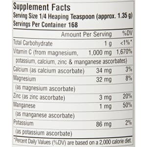 Source Naturals Ultimate Ascorbate C Powder - Vitamin C - 1000 mg Supports Immune System - 8 oz for $21 Source Naturals Ultimate Ascorbate C Powder - Vitamin C - 1000 mg Supports Immune System - 8 oz for $21