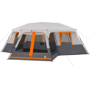 Ozark Trail 12-Person 3-Room Instant Cabin Tent with Screen Room for $239