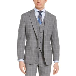 Michael Kors Men's Classic-Fit Airsoft Stretch Wool Suit Jacket for $48 Michael Kors Men's Classic-Fit Airsoft Stretch Wool Suit Jacket for $48
