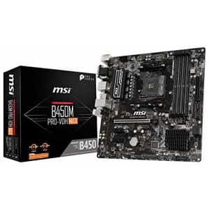 MSI ProSeries AMD Ryzen 2ND and 3rd Gen AM4 M.2 USB 3 DDR4 D-Sub DVI HDMI Micro-ATX Motherboard for $80